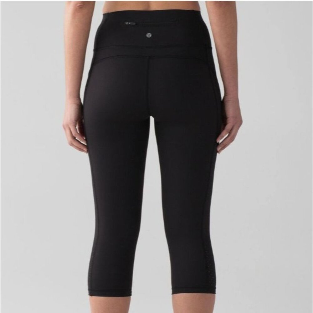 Lululemon Mind Over Miles Crop Black 17" Legging 2